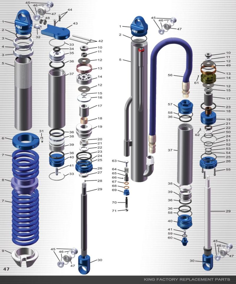 King Shocks Bearing Spacer 1.750 Mnt Width X .750 Bolt - awdtuningtx