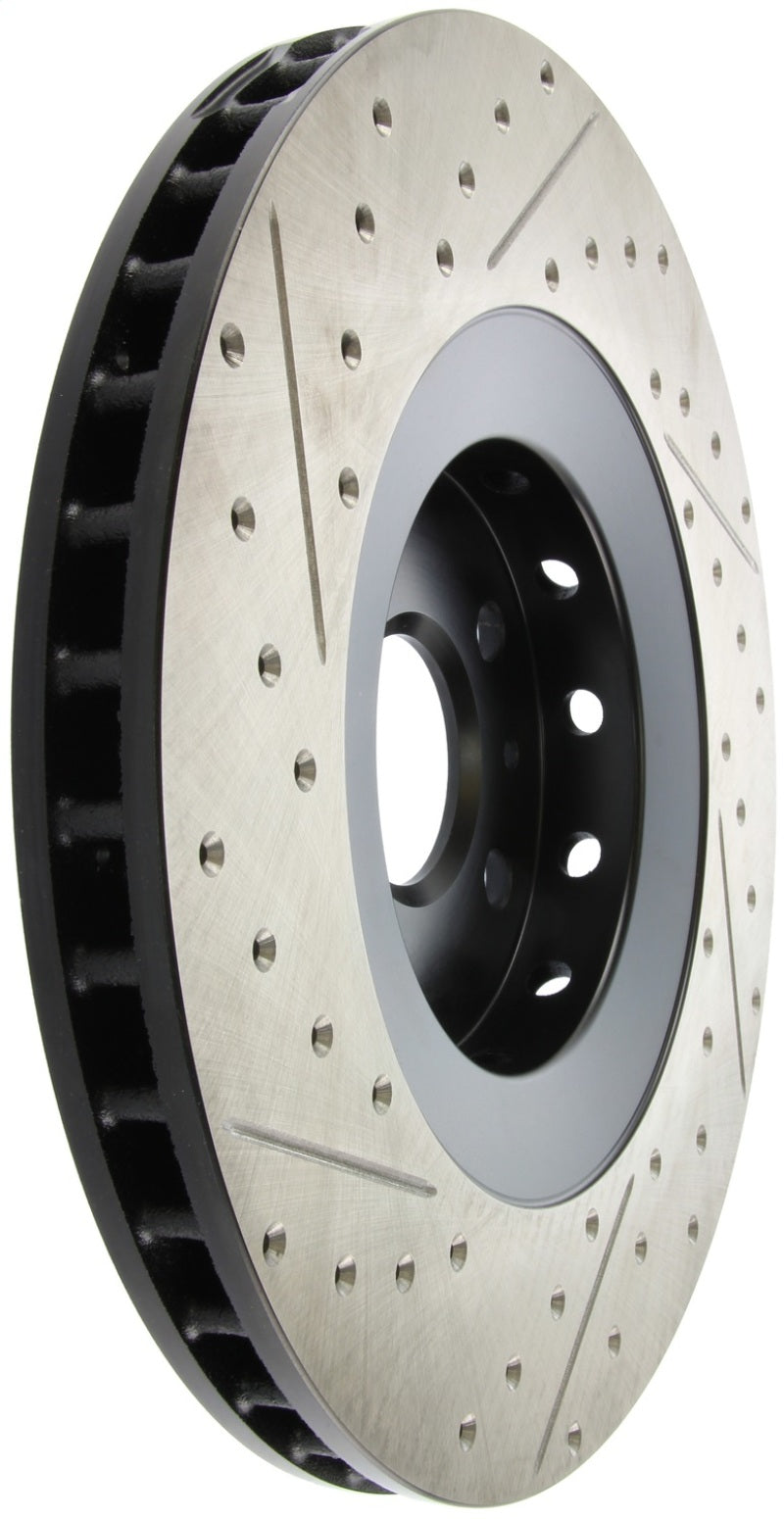 StopTech Drilled & Slotted Left Sport Brake Rotor for 2009 Cadillac CTS-V - awdtuningtx