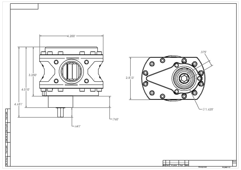 Aeromotive Spur Gear Fuel Pump - 3/8in Hex - 1.20 Gear - 25gpm - awdtuningtx