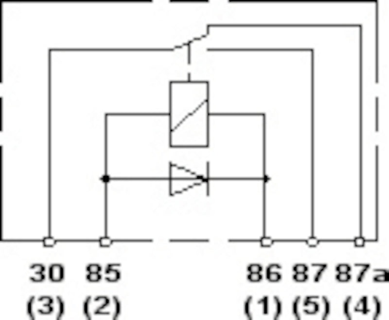 Hella Relay 12V 20/40A Spdt Dio - awdtuningtx