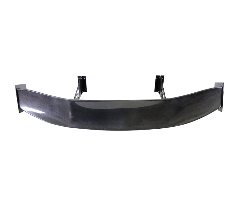 NRG Carbon Fiber Spoiler - Universal (69in.) w/NRG Logo / Stand Cut Out / Large Side Plate - awdtuningtx