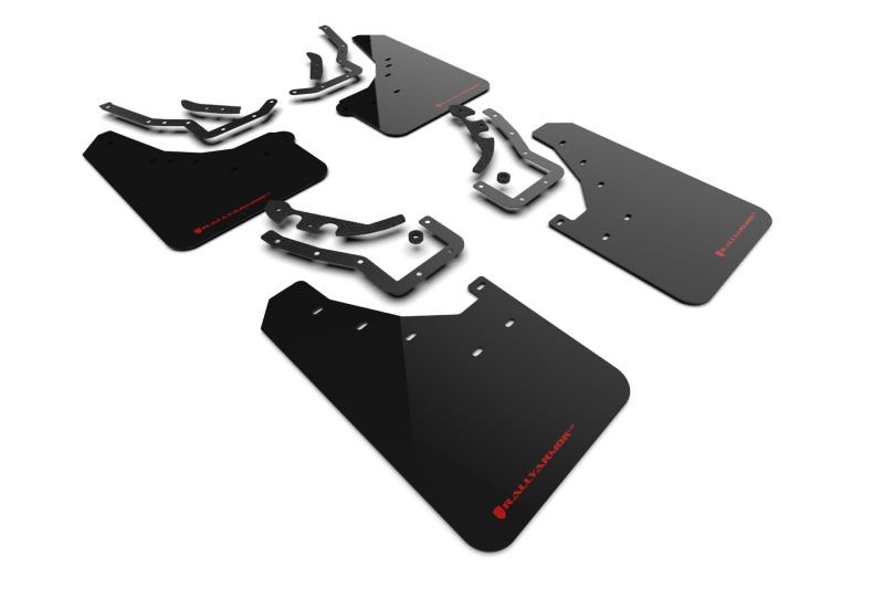 Rally Armor 2024 Toyota Tacoma Black UR Mud Flap w/ Red Logo - awdtuningtx
