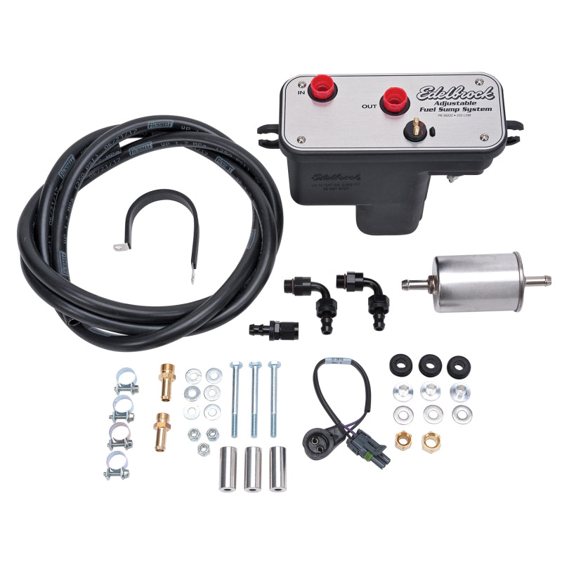 Edelbrock Fuel System Universal Fuel Sump Module Adjustable 255 LPH - awdtuningtx