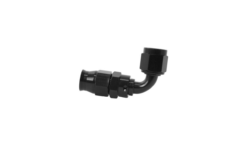 Aeromotive PTFE Hose End - AN-06 - 90 Deg - Black Anodized - awdtuningtx