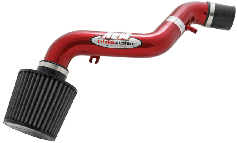 AEM 88-91 Civic EX/SI CRX SI Red Short Ram Intake - awdtuningtx