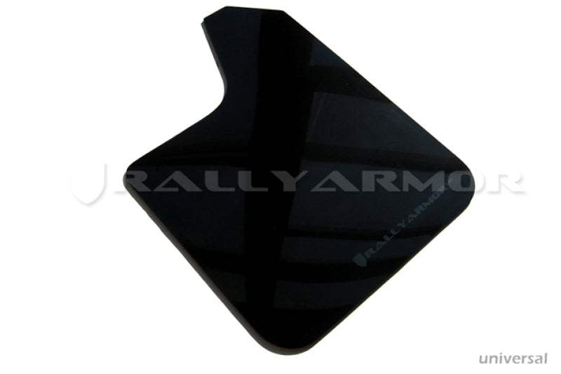 Rally Armor Universal UR Black Mud Flap w/ Metallic Black Logo - Pair - awdtuningtx