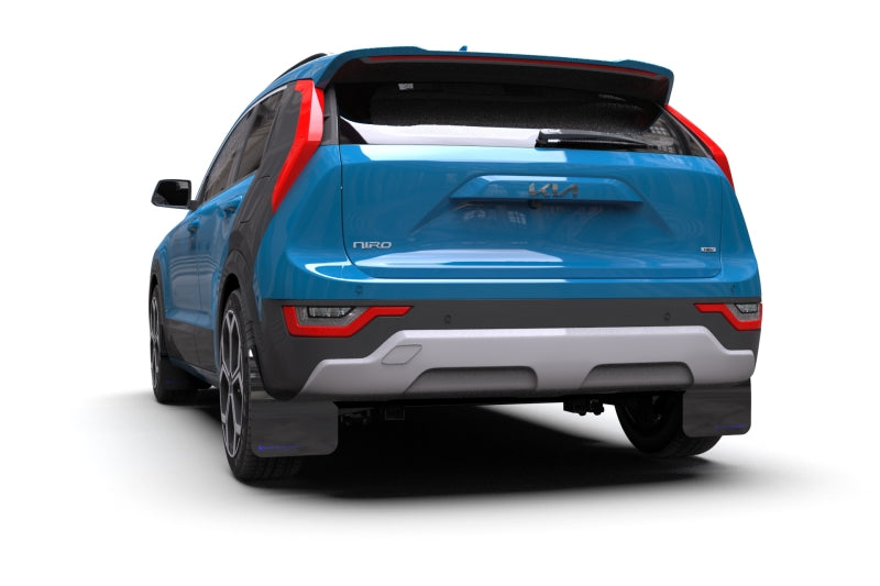 Rally Armor 2023 Kia Niro SG2 Black UR Mud Flap White Logo - awdtuningtx