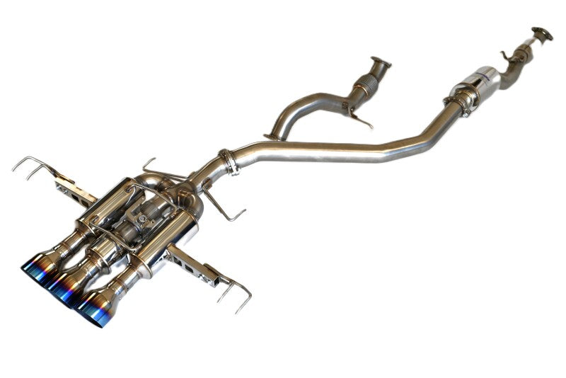 Invidia 22+ HONDA CIVIC TYPE-R FL5 R400 SINGLE LAYER TI TIP FULL CAT-BACK (NON POLISH PIPE) - awdtuningtx