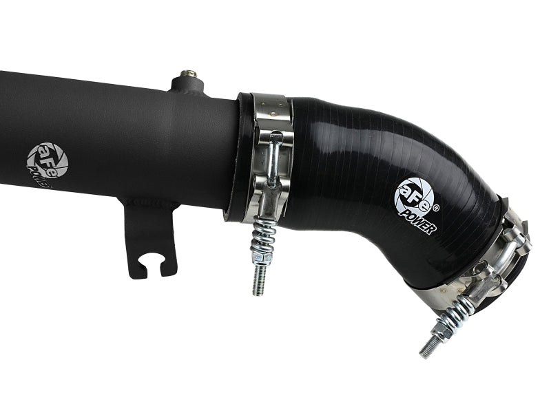 aFe BladeRunner 2.5in Aluminium Hot Side Charge Pipe 15-20 Subaru WRX 2.0T - Black - awdtuningtx
