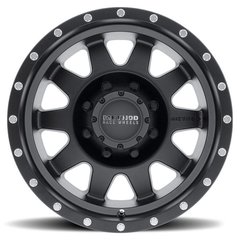 Method MR301 The Standard 18x9 +18mm Offset 8x6.5 130.81mm CB Matte Black Wheel - awdtuningtx