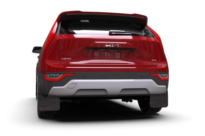 Rally Armor 2023 Kia Niro SG2 Black UR Mud Flap White Logo - awdtuningtx