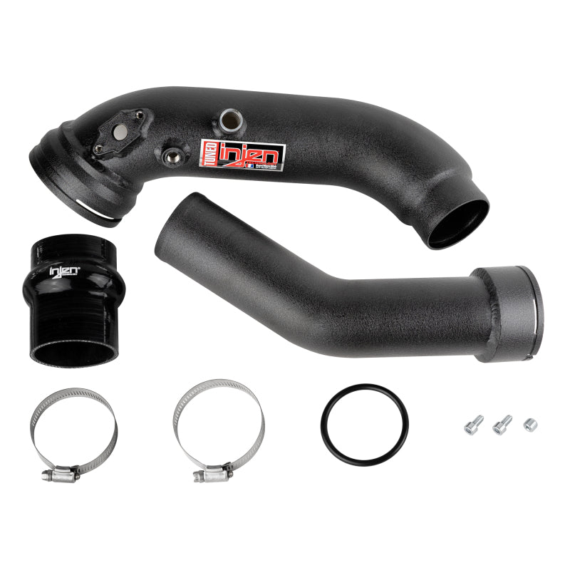 16-20 BMW L6-3.0L/ Turbo/ Twin Turbo/L4-2.0L/ L6-2.5L Wrinkle Black Turbo SES Intercooler Pipes - awdtuningtx