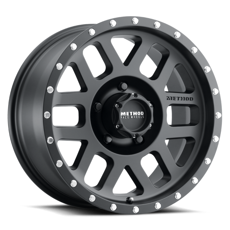 Method MR306 Mesh 18x9 +18mm Offset 5x150 116.5mm CB Matte Black Wheel - awdtuningtx