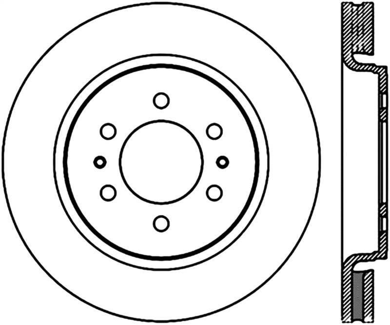 StopTech Slotted Sport Brake Cryo Rotor 07-12 Ford Expediton - awdtuningtx