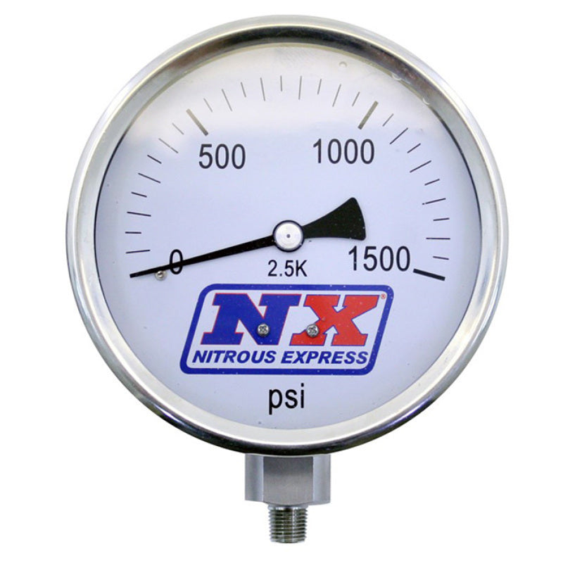 Nitrous Express Nitrous Pressure Gauge 4in-High Accuracy - awdtuningtx