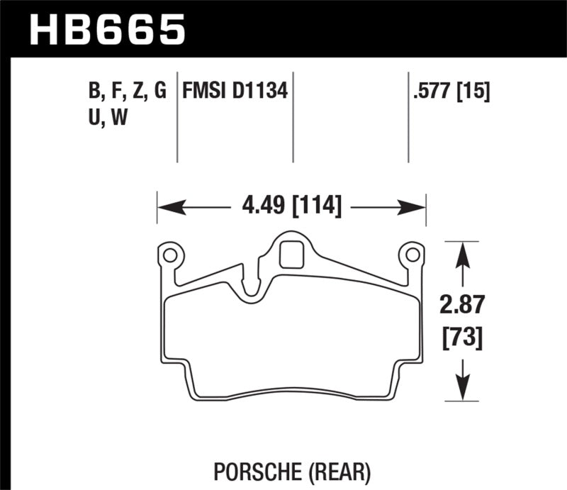 Hawk 05-14 Porsche Boxter/07-14 Cayman DTC-30 Rear Brake Pads - awdtuningtx