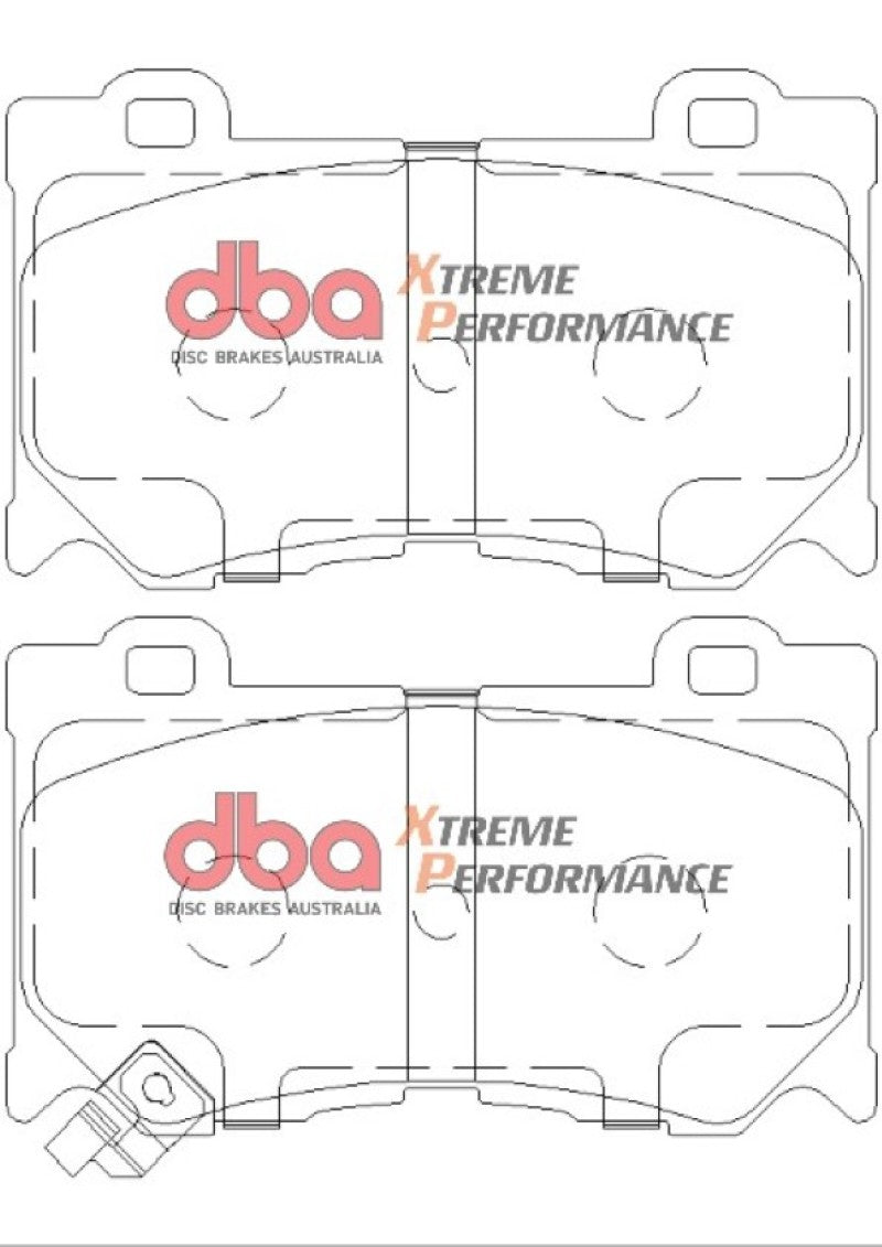 DBA 09-21 Nissan 370Z XP Performance Front Brake Pads - awdtuningtx