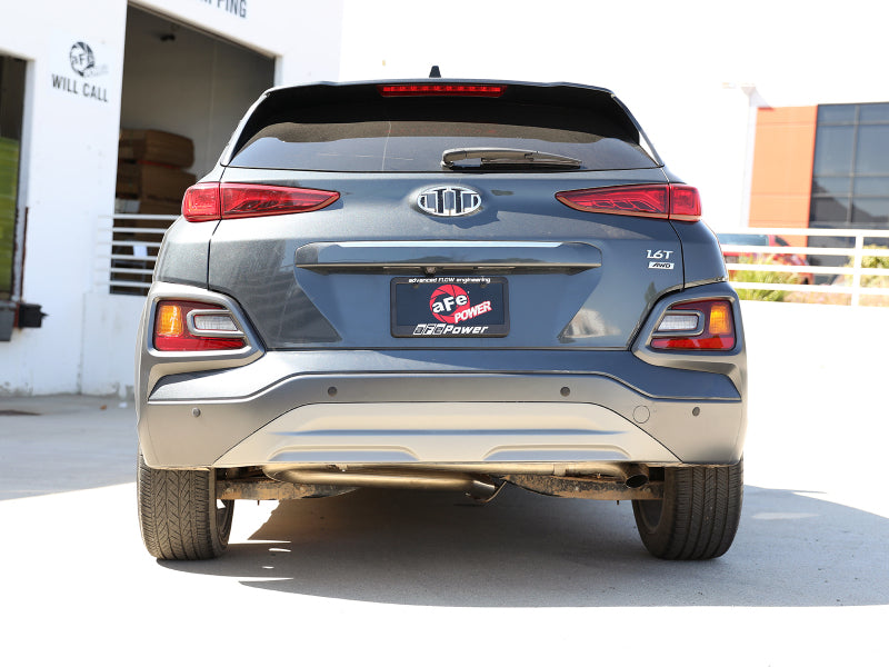 aFe Takeda 2-1/2in 304 SS Axle-Back Exhaust (No Muffler) 18-21 Hyundai Kona L4 1.6L (t) - awdtuningtx