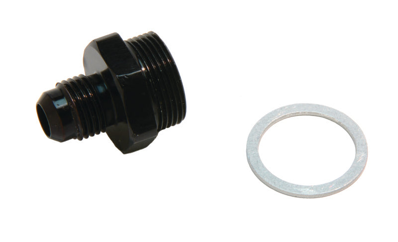 Aeromotive AN-06 Holley Carb 7/8in x 20 Thread Dual Feed Bowl Adapter Fitting - awdtuningtx