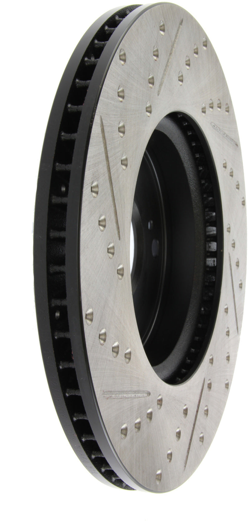StopTech Slotted & Drilled Sport Brake Rotor Front Left 13 Honda Accord Sport - awdtuningtx