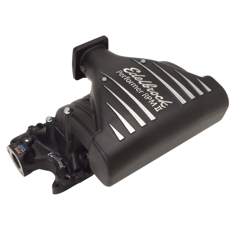 Edelbrock Intake Manifold Ford Mustang 5 0L Performer RPM II Manifold Black Finish - awdtuningtx
