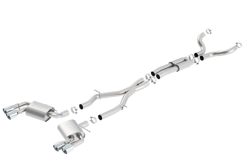 Borla 16-17 Camaro SS 6.2L Dual Tip Dual Split Rear Exit Dual Mode Catback Exhaust (NPP) - awdtuningtx