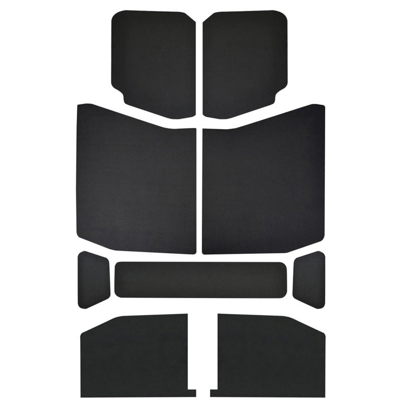 DEI 18-23 Jeep Wrangler JL 4-Door Boom Mat Headliner - 9 Piece - Black - awdtuningtx