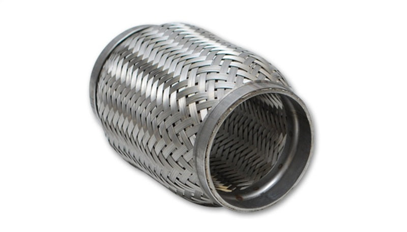 Vibrant SS Flex Coupling with Inner Braid Liner 2.25in inlet/outlet x 6in flex length - awdtuningtx