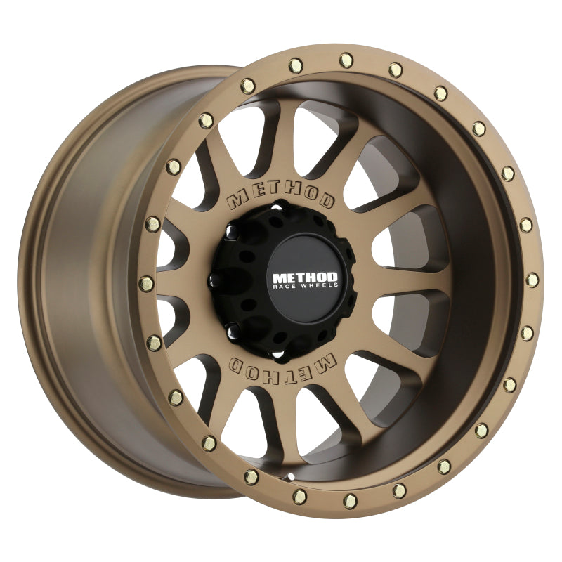 Method MR605 NV 20x12 -52mm Offset 8x6.5 121.3mm CB Method Bronze Wheel - awdtuningtx