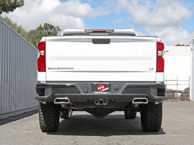 aFe Gemini XV 4in to Dual 3in 304 SS Cat-Back Exhaust w/ Cutout 19-21 GM Silverado/Sierra V8-6.2L - awdtuningtx
