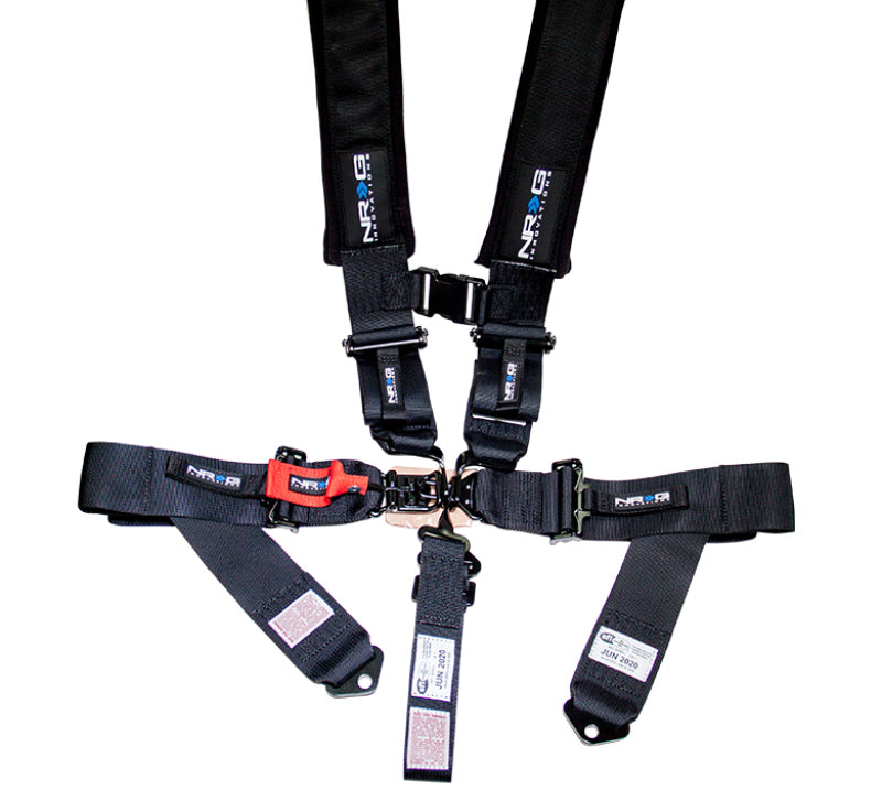 NRG SFI 16.1 5PT 3in. Seat Belt Harness / Latch Link - Black - awdtuningtx