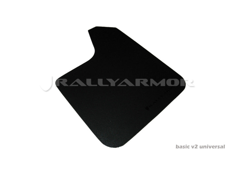 Rally Armor Universal Basic Mud Flap w/ Black Logo - Pair - awdtuningtx