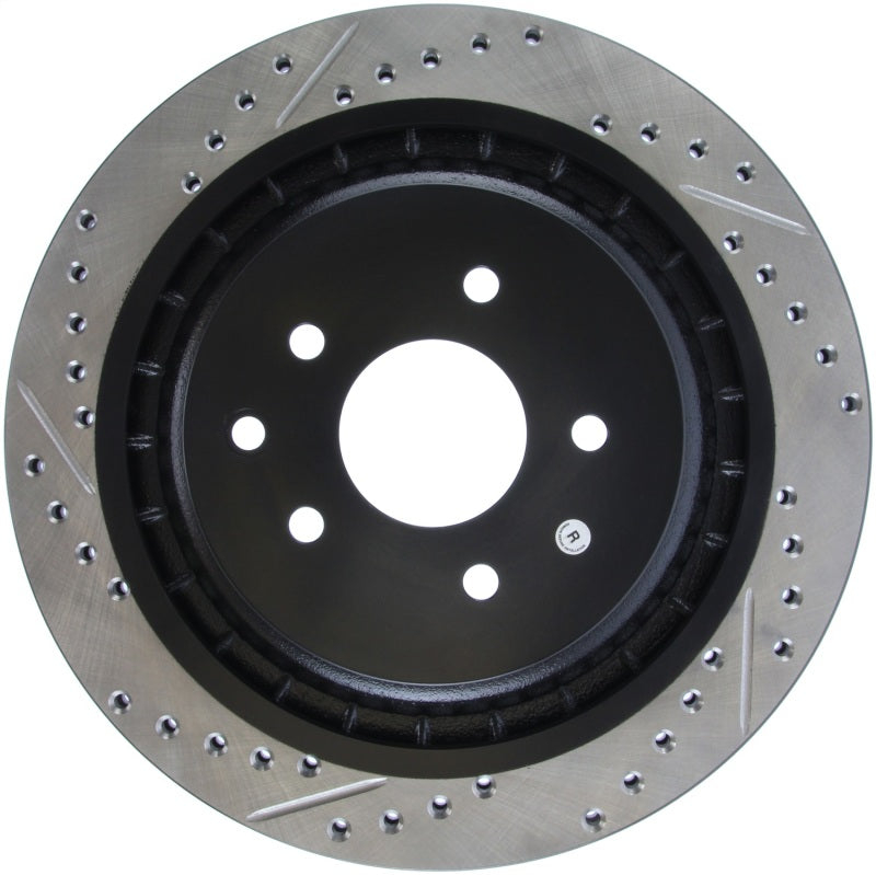 StopTech Infiniti G37 / Nissan 370Z SportStop Slotted & Drilled Rear Right Rotor - awdtuningtx