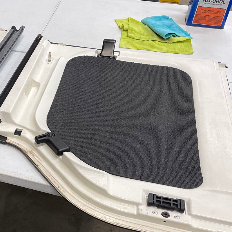 DEI 11-18 Jeep Wrangler JK 2-Door Boom Mat Complete Headliner Kit - 6 Piece - Black - awdtuningtx
