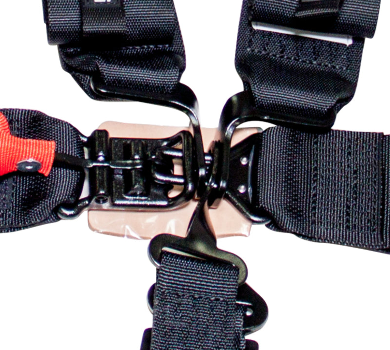 NRG SFI 16.1 5PT 3in. Seat Belt Harness / Latch Link - Black - awdtuningtx
