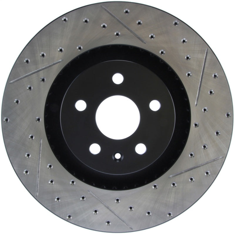 StopTech Drilled & Slotted Left Sport Brake Rotor for 2009 Cadillac CTS-V - awdtuningtx