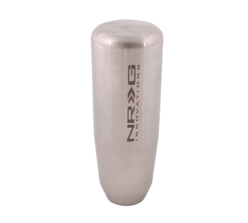 NRG Universal Short Shifter Knob - 3.5in. Length / Heavy Weight .85Lbs. - Silver - awdtuningtx