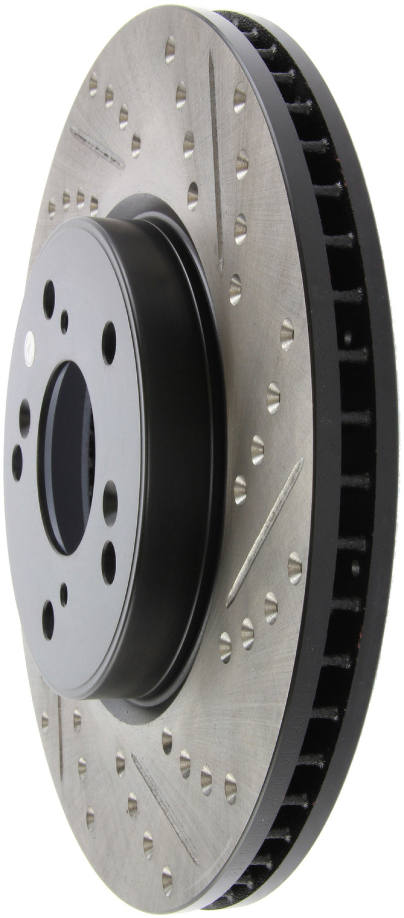 StopTech Slotted & Drilled Sport Brake Rotor Front Left 13 Honda Accord Sport - awdtuningtx