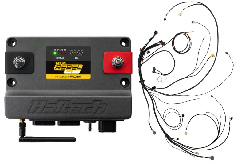 Haltech NEXUS Rebel LS Kit (Suits Gen IV) 6-Pin DBW Throttle/EV6 Injectors/Manual Transmission - awdtuningtx