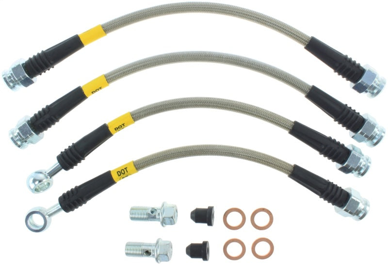 StopTech 07-13 Acura MDX Rear SS Brake Lines - awdtuningtx