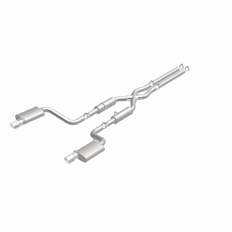 MagnaFlow 11-12 Dodge Charger SRT-8 Hemi Dual Split Rear Exit Stainless Cat-Back Performance Exhaust - awdtuningtx