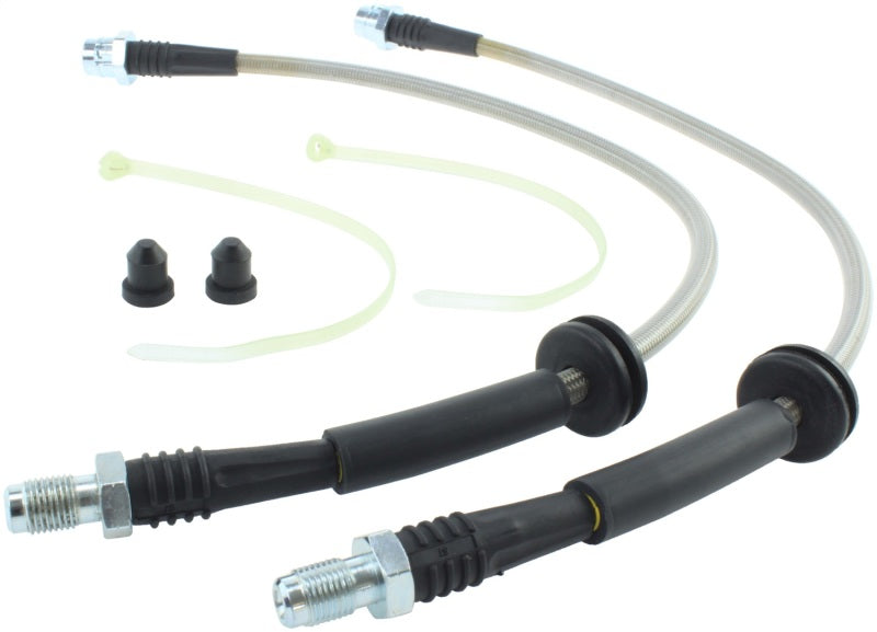 StopTech 04-06 Mini & Mini S Rear Stainless Steel Brake Line Kit - awdtuningtx