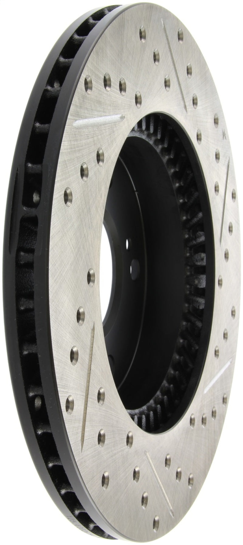StopTech 97-01 Acura Integra Type R / 97-01 Honda CR-V Slotted & Drilled Right Front Rotor - awdtuningtx