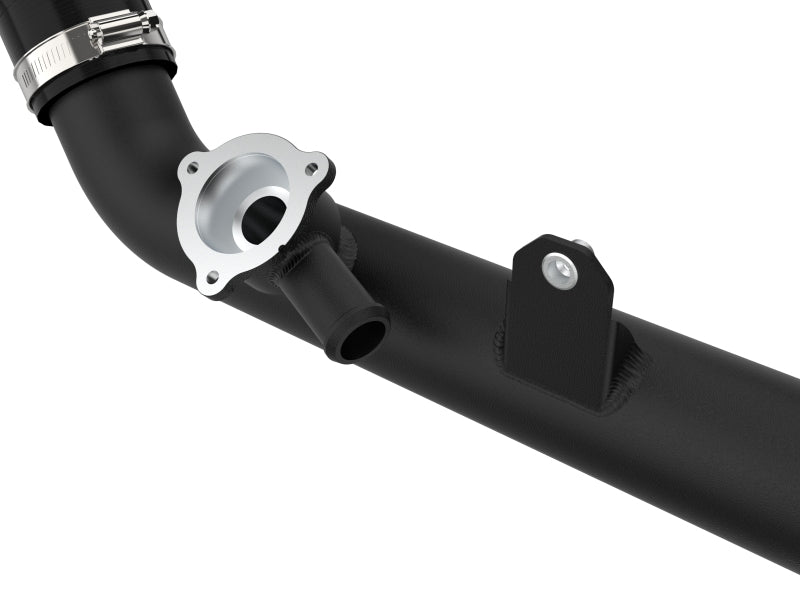 aFe 20-23 Ford Explorer ST V6 3.0L (tt) BladeRunner Aluminum Hot and Cold Charge Pipe Kit - Black - awdtuningtx