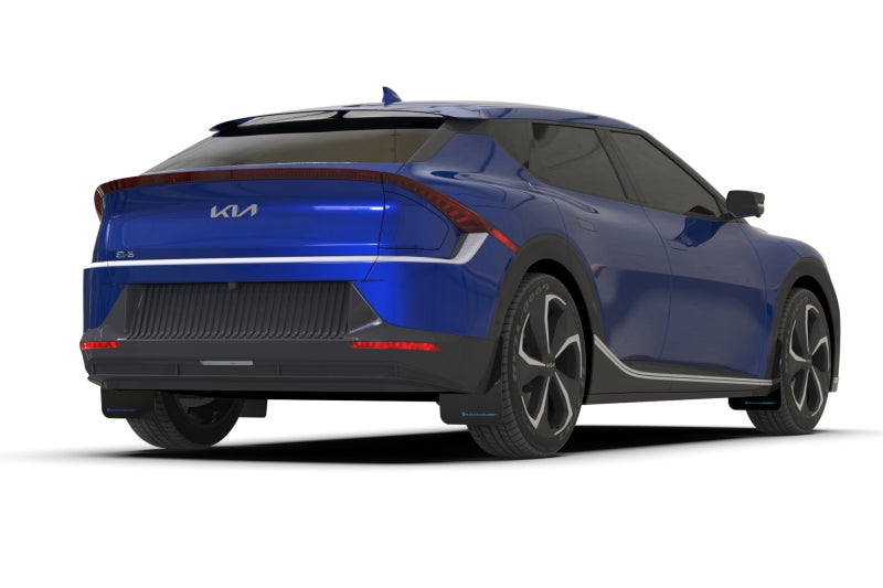 Rally Armor 22-23 Kia EV6 Black UR Mud Flap Red Logo - awdtuningtx