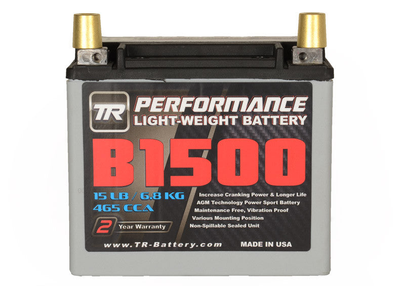15 lbs / 6.8 Kg battery 6.9"(176mm) x 3.5"(89mm) x 6.2"(158mm). 465 CCA. 17.5 Amp/Hour Reserve. - awdtuningtx