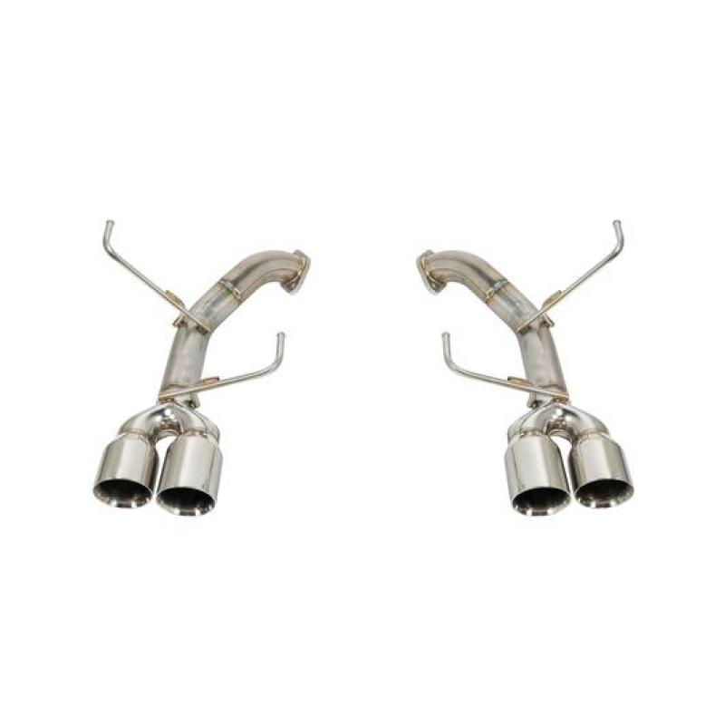 Remark 11-14 Subaru WRX/STI GR (GV) Sedan Axle Back Exhaust w/Stainless Steel Double Wall Tip - awdtuningtx