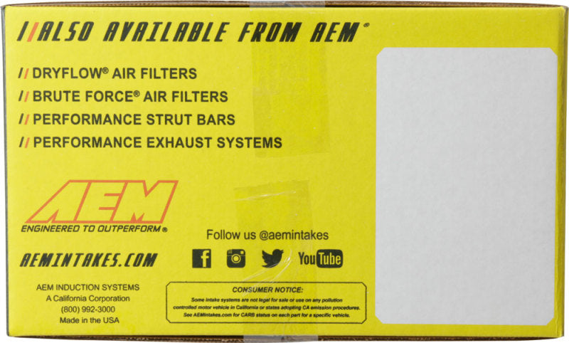 AEM 88-91 Civic EX/SI CRX SI Red Short Ram Intake - awdtuningtx