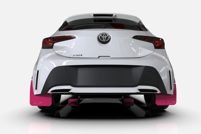 Rally Armor 13-18 & 2019 USDM Ford Fiesta ST Pink Mud Flap BCE Logo - awdtuningtx