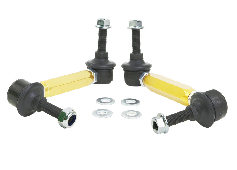 Whiteline Universal Sway Bar End Link Kit - 130-155mm Heavy Duty Adjustable - 10mm Ball Studs - awdtuningtx